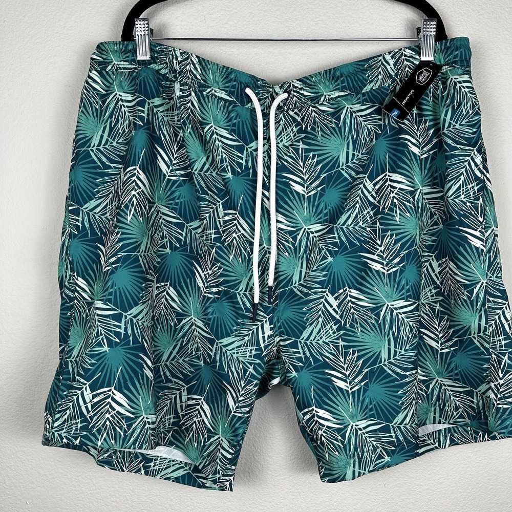 Berkley‎ Jensen Swim Trunks Mens XXL Medium Green Tropic